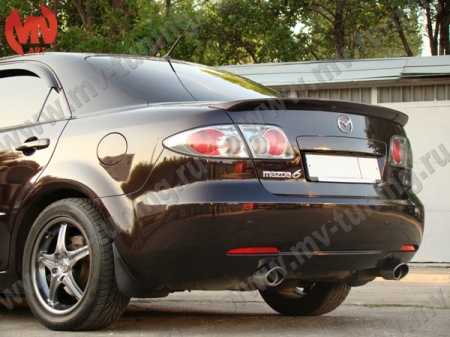 АБС-пластик Спойлер в стиле MPS Mazda 6 2004-2008 без стоп-сигнала
